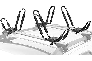 Leader Accessories 2 Pair J Bar Kayak Rack for Canoe Surf Board...