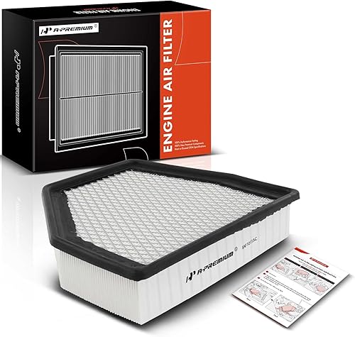 A-Premium Filtro de aire de motor compatible con Chevrolet Captiva Sport 2012-2015 y Saturn Vue 2008-2010, 2.5L 3.0L, panel flexible, repuesto #