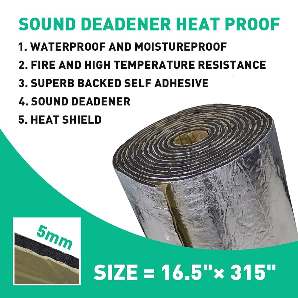 カーオーディオ DEADENING KIT High Grade 2399 Amazon.com: CHAOGANG 200mil 36.16 Sqft Car Sound Deadener