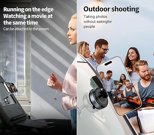 Miniatura 7 de Cargador inalámbrico para teléfono MagSafe, soporte de teléfono con ventosa ajustable de 360 para salpicaderoparabrisas, compatible con iPhone serie