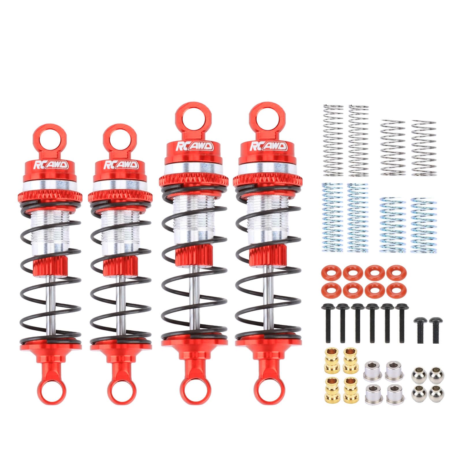 Amazon.com: RCAWD Alloy Front Rear Shock for Losi 1/16 Mini-B 1/18