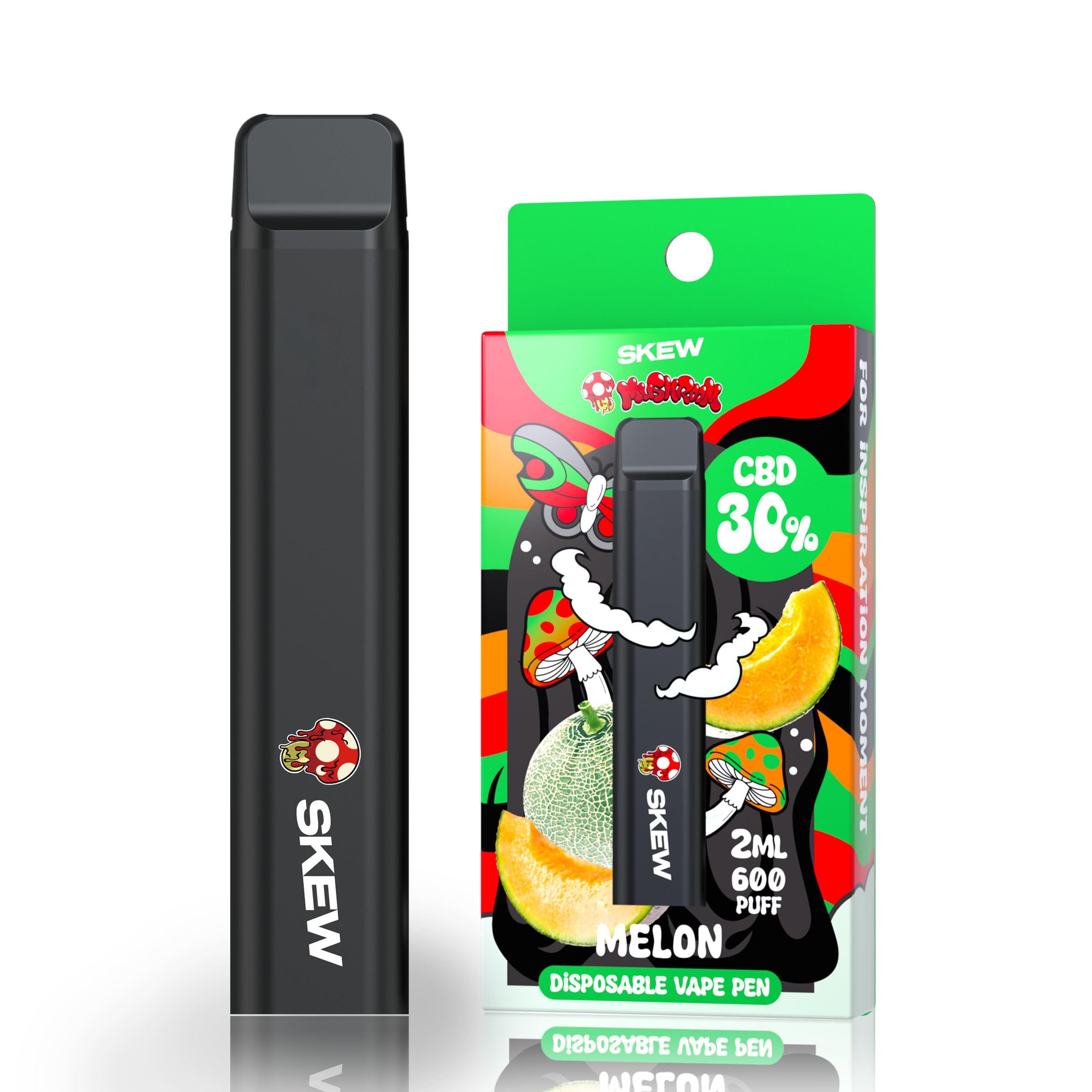 Amazon | skew×MUSHROOM 限定コラボ CBD ベイプ ペン 30％ 600mg
