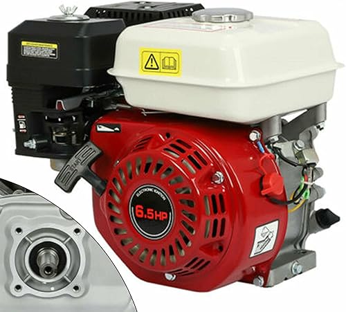 Miniatura 2 de DENESTUS 6.5 HP 4.8kW Motor de gasolina 4 tiempos 160CC OHV motor de arranque refrigerado por aire motor de gas sustituye compatible con Honda GX160