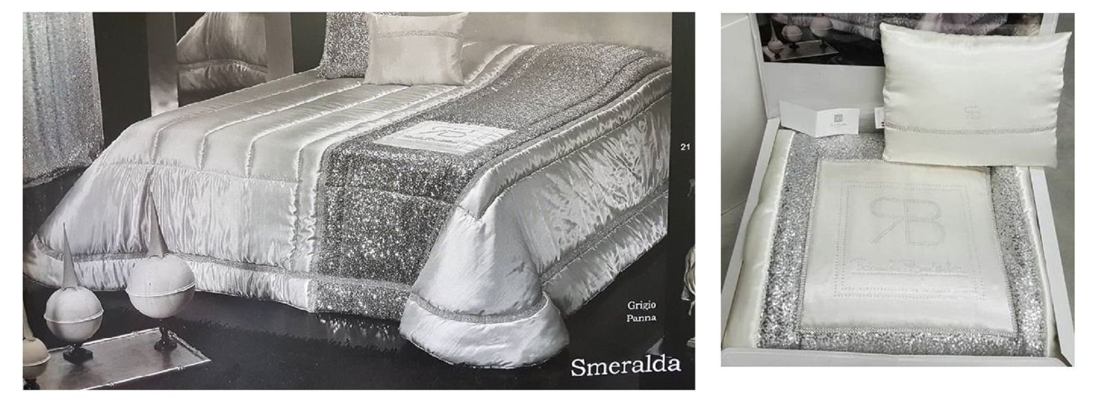 Biancheria per la caeretta Russo Tessuti Trapunta Piuone Letto