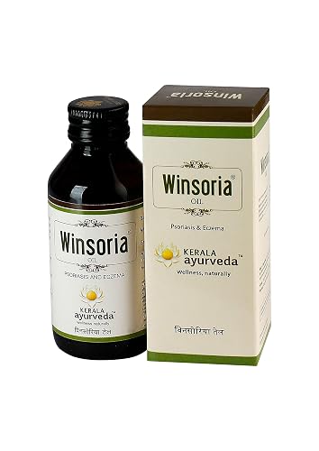 Kerala Ayurveda Winsoria Oil for Psoriasis and Eczema Care | Steroid-Free Herbal Psoriasis Oil for Itchy, Dry Skin Relief | Natural Anti-Itch Ayurvedic Oil | 100 ml
