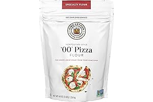 King Arthur 00 Pizza Flour, Non-GMO Project Verified, 100% American Grown Wheat, 3lb