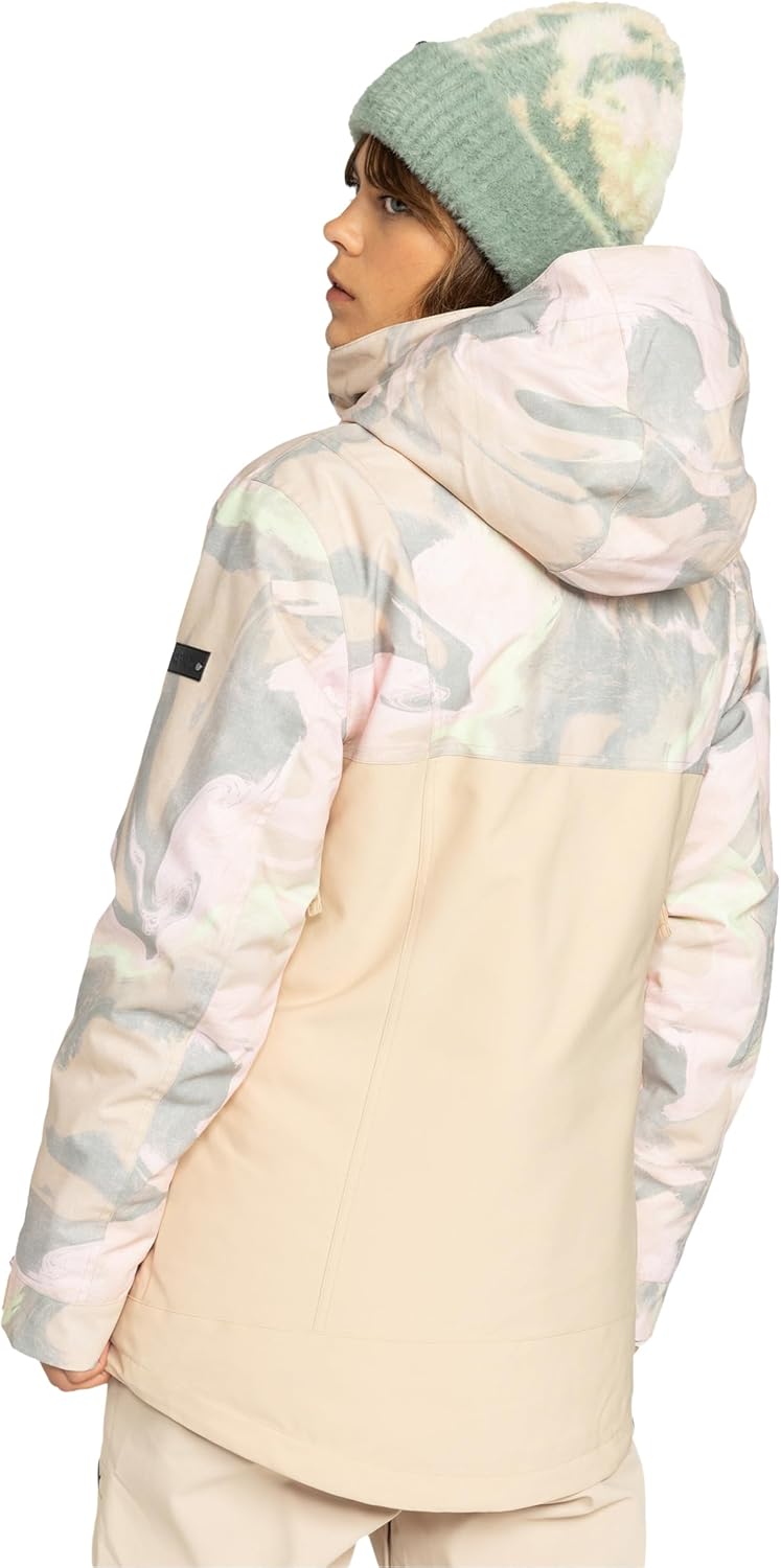 Roxy Women's Dawnrae Parka Jacket – 10k Waterproof, Insulated Snowboard Jacket, Pfas-free