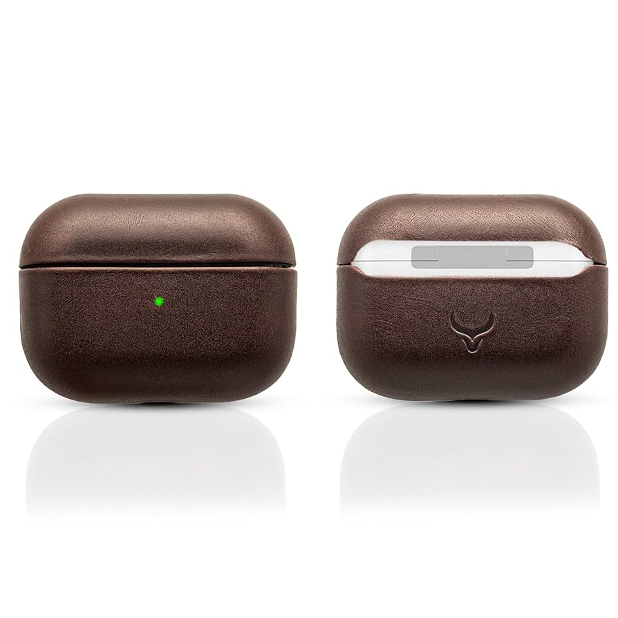 AirPods 第3世代 本体・充電ケース 外箱・本革ケース付き Amazon | CRETANBULL 本革AirPodsケース – Magsafe対応 – 第3