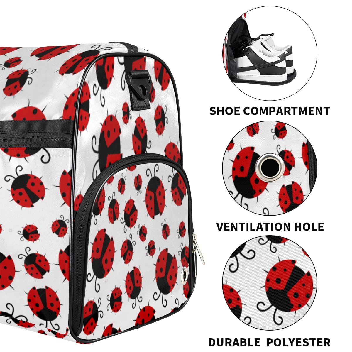 Personalisierte Sporttasche für Jungen und Männer, benutzerdefinierte Sport-Reisetasche mit Schuhfach, maßgeschneiderte Mädchen-Tanztasche, Wochenend-Übernachtungstasche für Frauen und Kinder, rotes