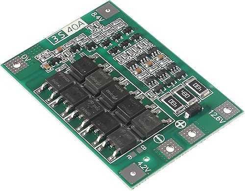 Miniatura 3 de Tablero de protección del PWB BMS de 3S 12V 40A para el módulo de la célula de batería de litio 18650 Li-ion