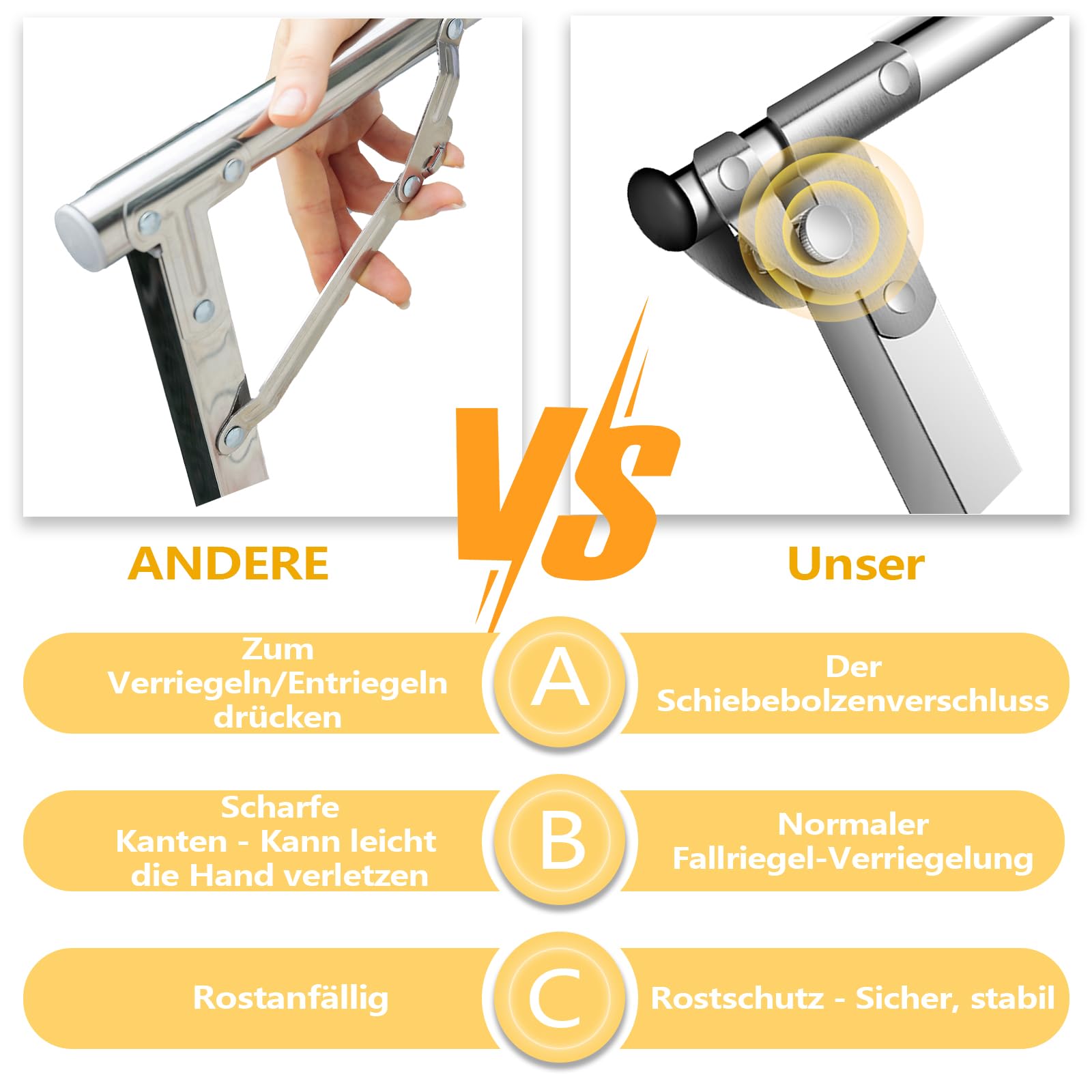 URYAN 200cm Wäscheständer, Heavy Duty Edelstahl Trockenständer Klappbar für Innen- und Außenbereich, Tragbarer Wäscheständer Groß mit 20 Windfesten Haken, Freistehend und Stabil