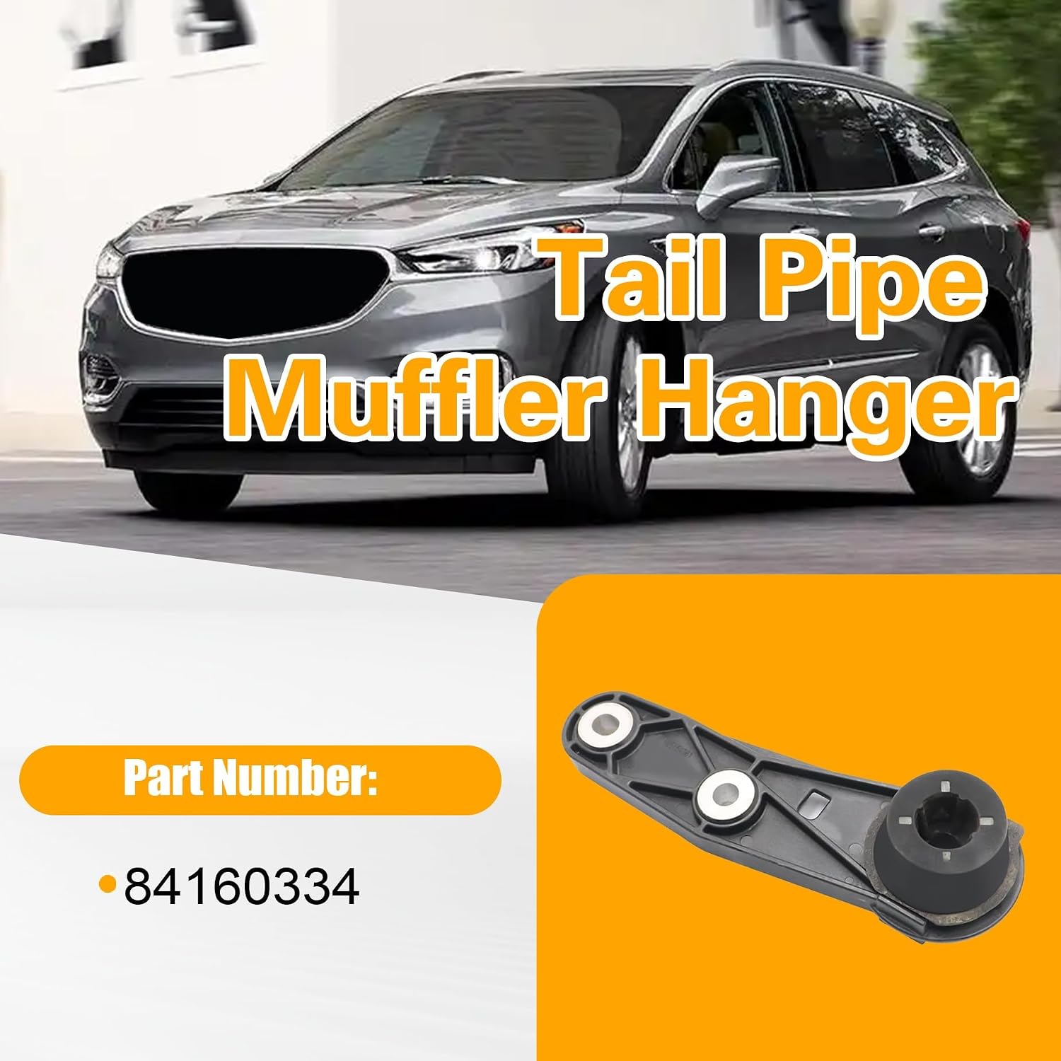 Rear Right Passenger Side Tail Pipe Muffler Hanger Compatible with Chevrolet & Buick Traverse Enclave 2018-2025 Fit for GMC Acadia 2024-2025 Fit for Cadillac XT6 2025, Replace# 84160334