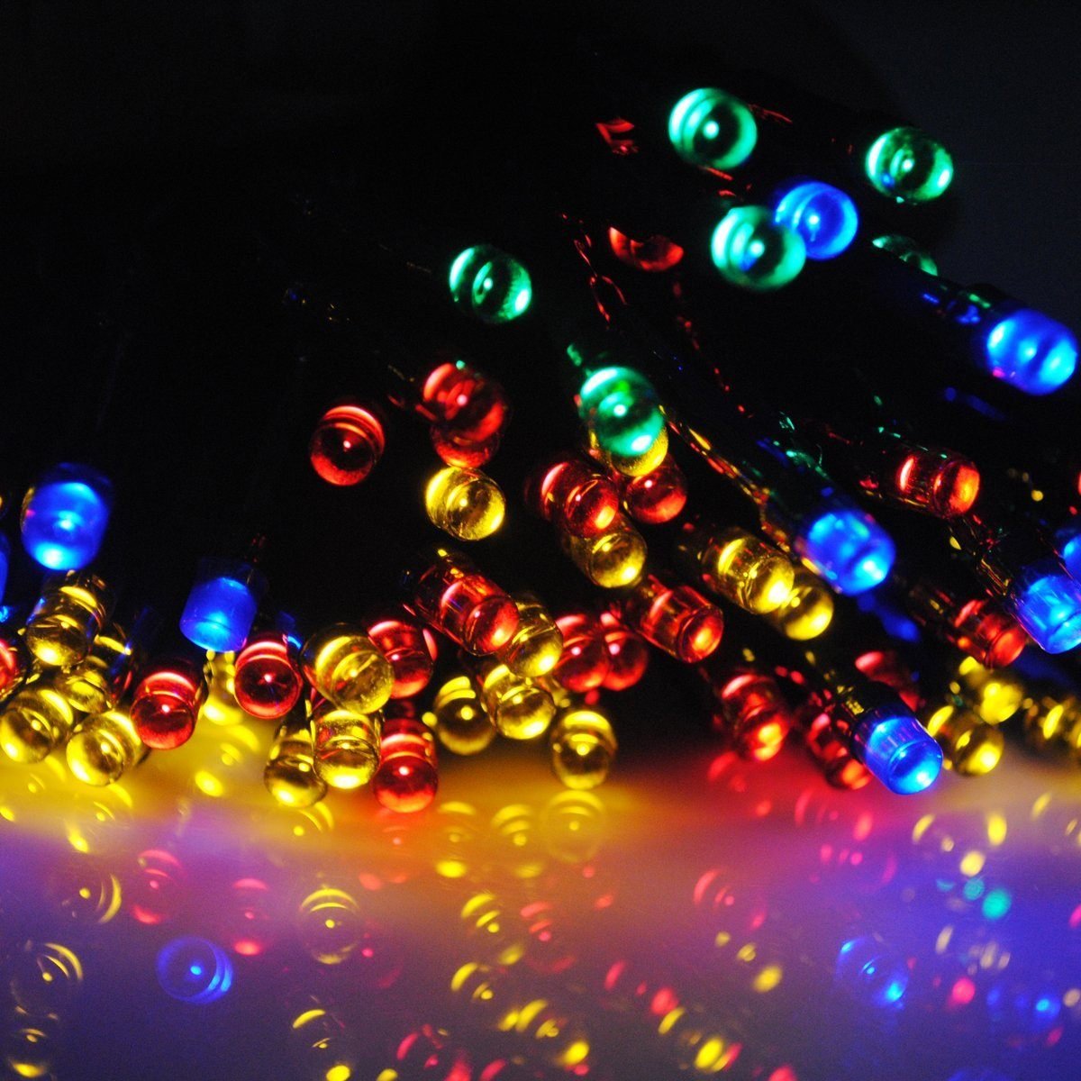 Amazon.co.jp: 太陽発電 ソーラー 充電式 LED イルミネーション 発光