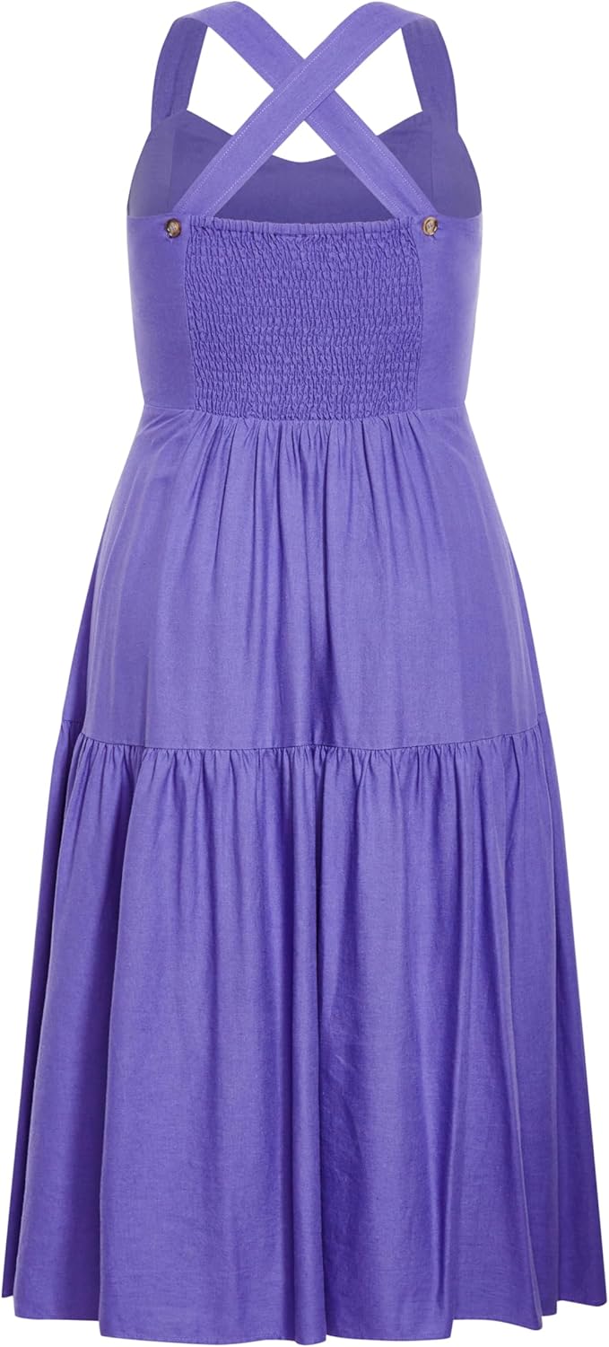 City Chic Women's Plus Size Bailey Sweetheart Neck Tier Dress - Image 6