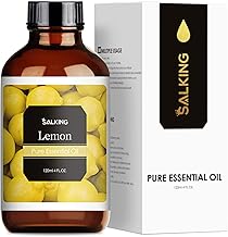 SALKING Zitronenöl 120ml, 100% Reine Natürliche Zitrone ätherisches öl für Aroma Diffuser, Aromatherapie Duftöl für Duftlampen Luftbefeuchter, Massage, Seife, Kerzenherstellung, Geschenke für Frauen