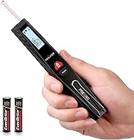 PREXISO 135Ft Pocket Laser Distance Meter - ±1/8" Accuracy, Backlit Display, 6 Modes, Clip-On Design for Home & Construction
