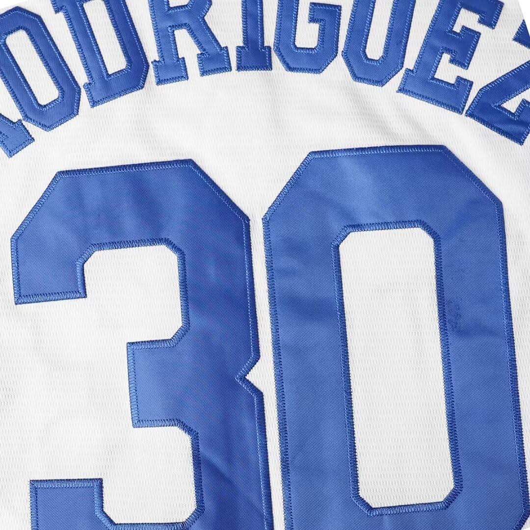 The Sandlot Jersey Benny 30 The Jet' Rodriguez Baseball Jersey Button Up Movie Jerseys pour homme
