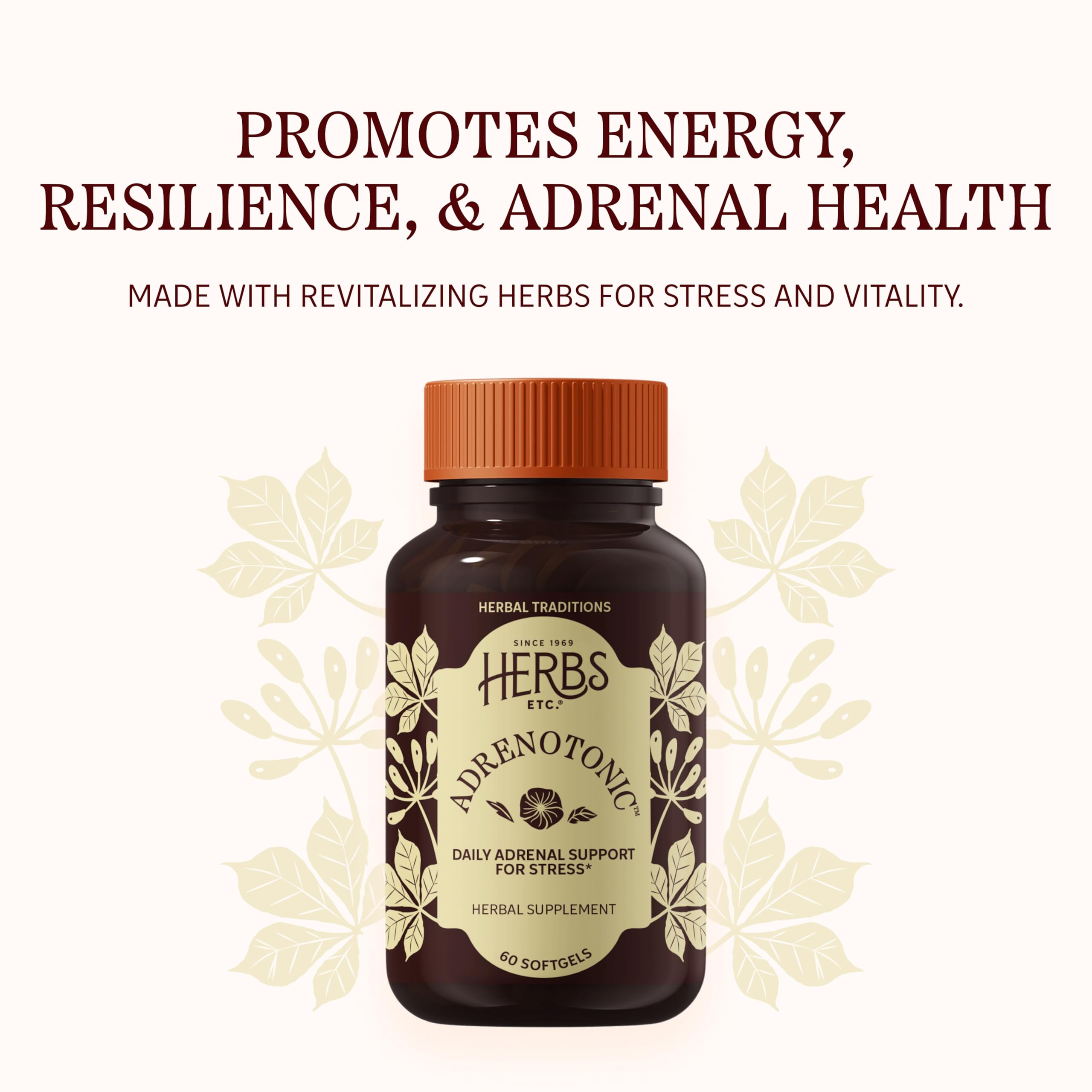 Amazon.com: Herbs Etc. Adrenotonic Softgels - Adrenal Health