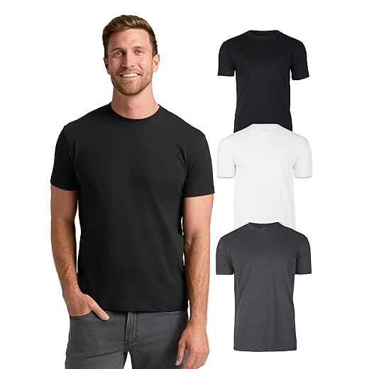 True Classic Mens T-Shirts – Short Sleeve Crew Neck T Shirts for Man, Cotton Blend Plain Novelty Men's T-Shirts