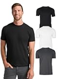 Mens T-Shirts – Short Sleeve Crew Neck T Shirts for Man, Cotton Blend Plain Novelty Men's T-Shirts