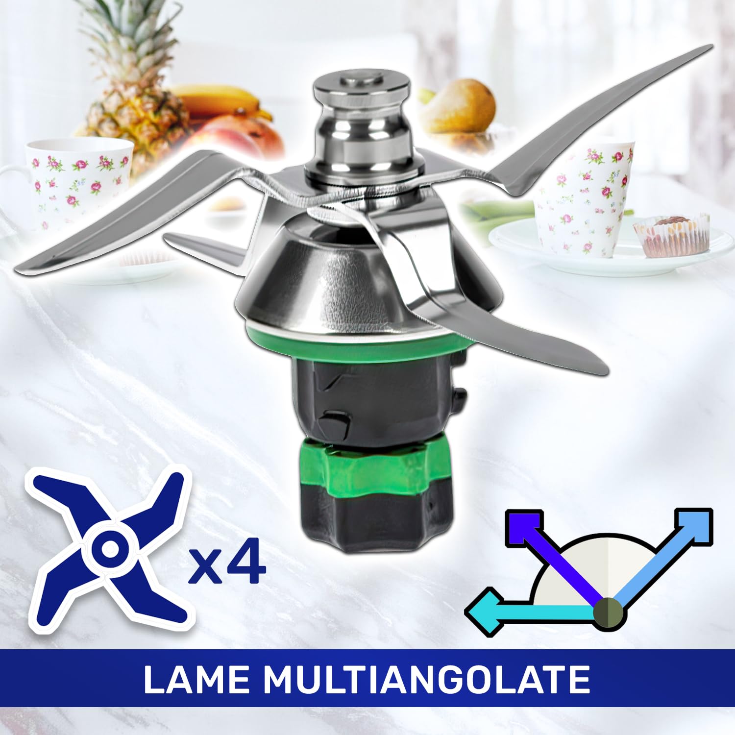 Guarnizione Lame Per Bimby TM3300 - Ricambio In Gomma Ø38/29mm, Garanzia 10 Anni - Foto 2