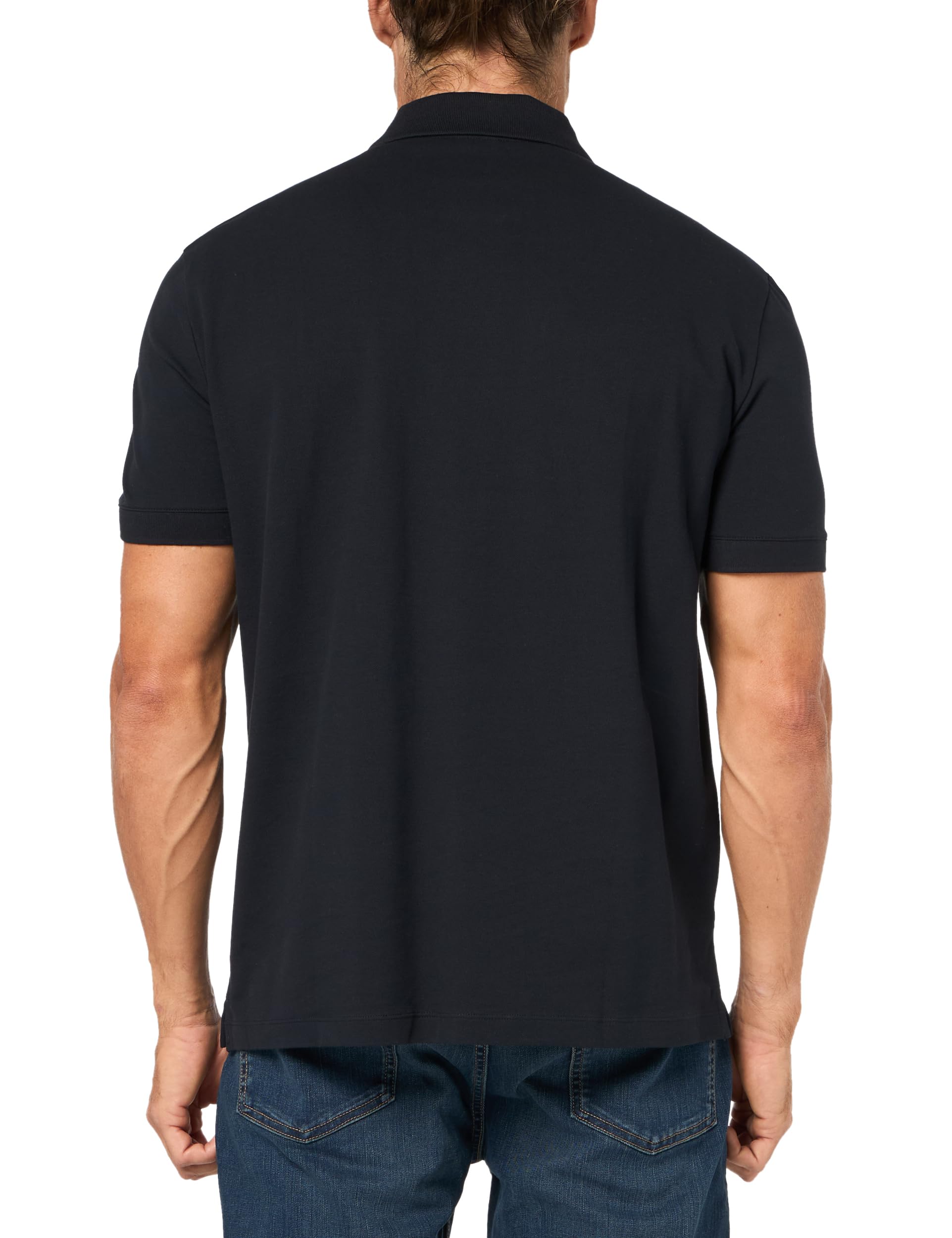 Armani Exchange Signature Logo Polo Polo con Logotipo Distintivo Hombre