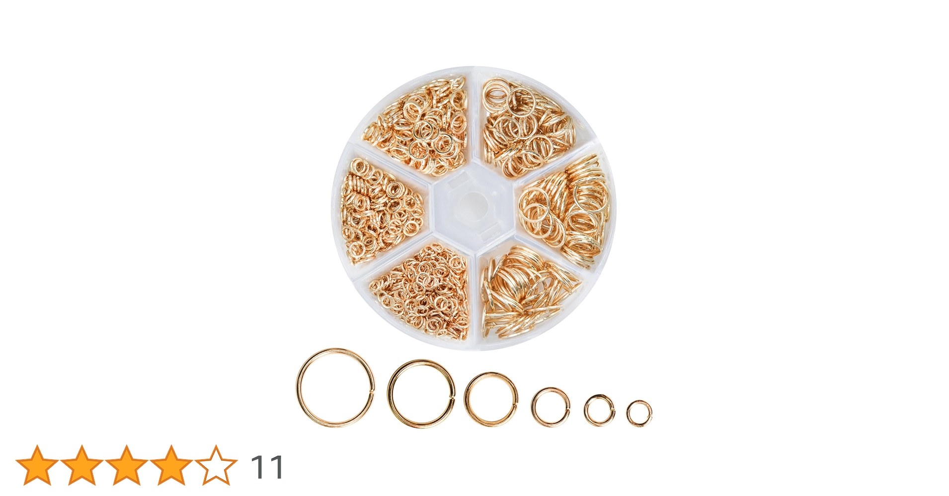 きんちゃんさん専用 Amazon.co.jp: 丸カン 6サイズセット 【ゴールド】 金 金属 ケース付き