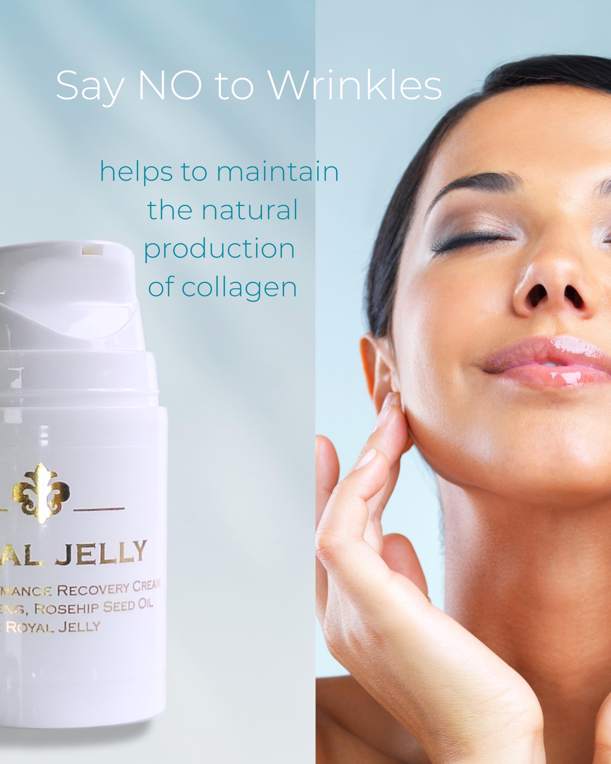 フェイスジェル・ゲル riii Amazon.com: Royal Jelly Anti Wrinkle Face Cream for Dry Skin, Made