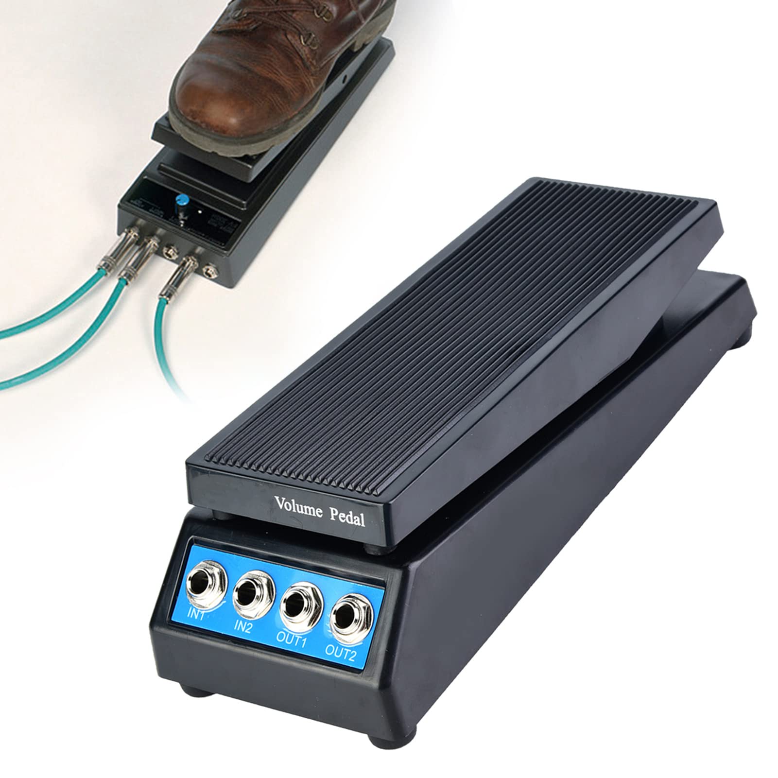 Tragbares Gitarrenpedal DF1511A Stereo Gitarren Lautstärkepedal DF1511A für Gitarristen für Gitarristen