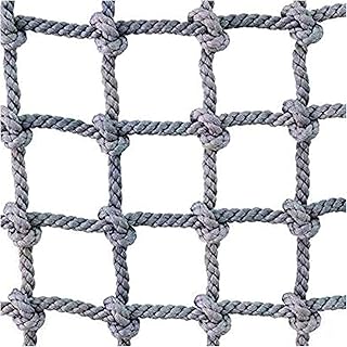 Climbing Cargo Net Hemp Rope Net Playground Climbing Cargo Net, for Outdoor Play Sets, Max Load 250kg (Size : 2 * 2m(6.6 * 6.6ft))