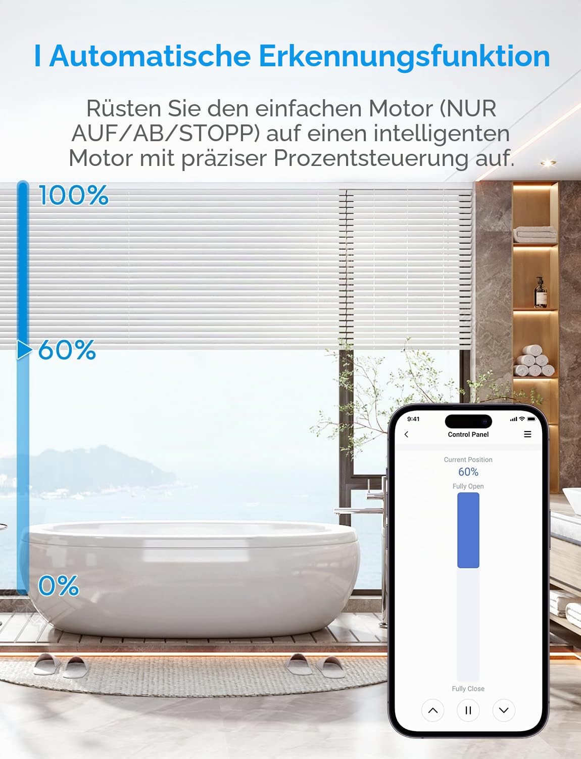 Alexa Rolladen Zeitschaltuhr, meross WLAN Rolladenschalter, 2pcs & DIGITUS Aufputz-Rahmen Für Anschlussdose/Netzwerk-Dose - Deutsches Layout - 80 x 80 mm - 42 mm Tiefe - Weiß