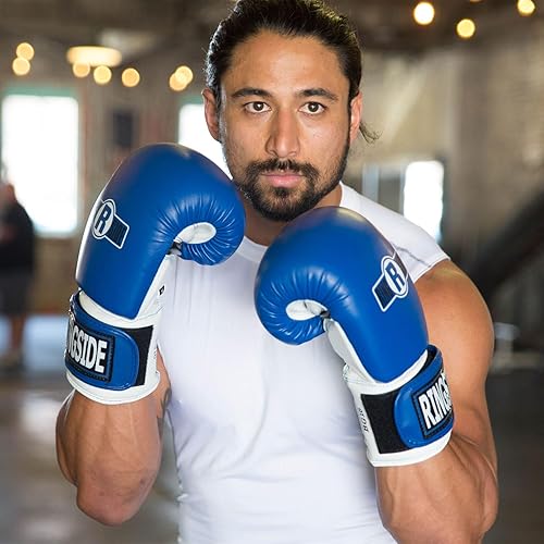 Miniatura 5 de Guantes de entrenamiento Ringside de estilo profesional, de gel, para practicar en saco de boxeo, kickboxing y Muay Thai