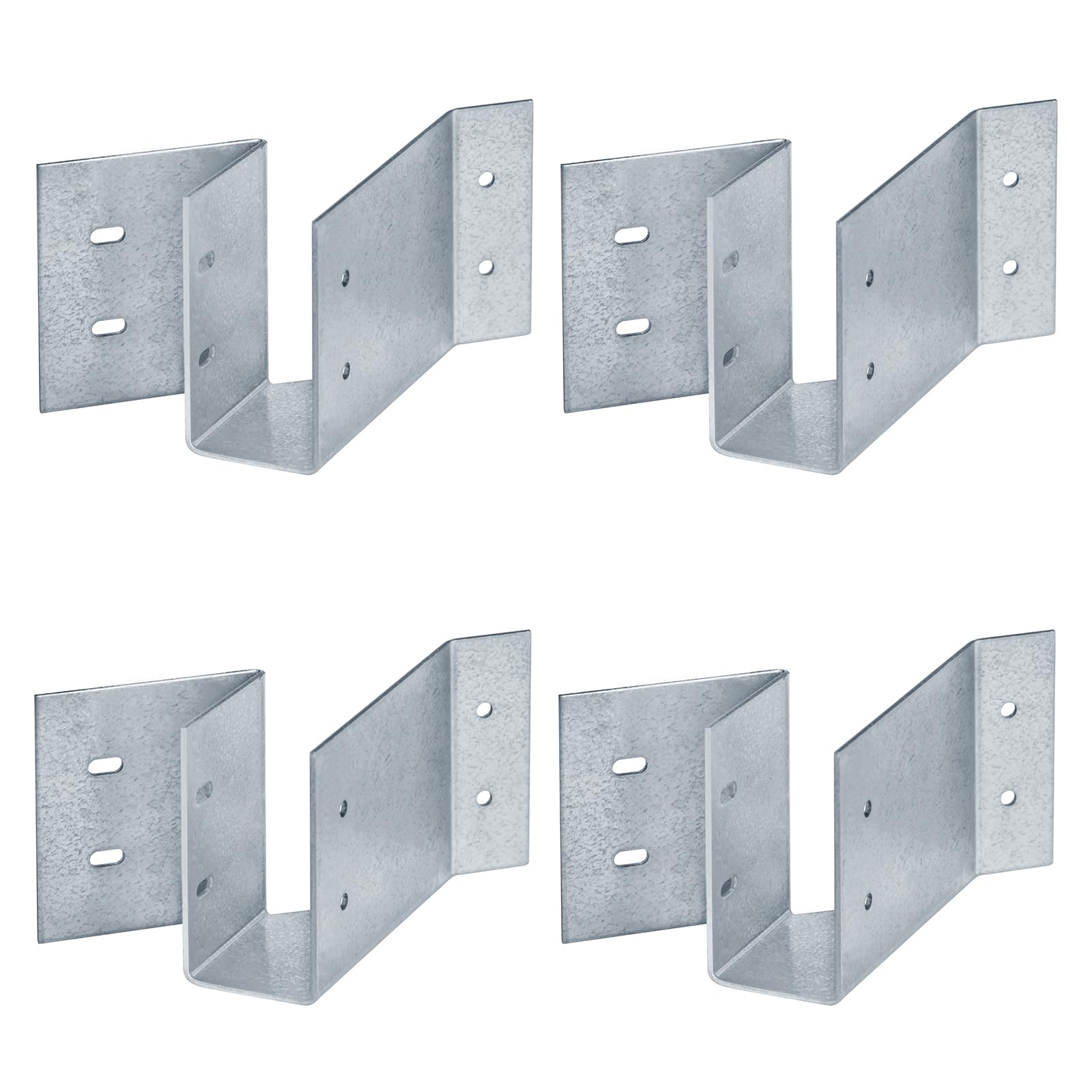 Buy 4 Pack 2x4 Skewed 45 Degree Left Joist Hanger, 14 Gauge Wood Joist