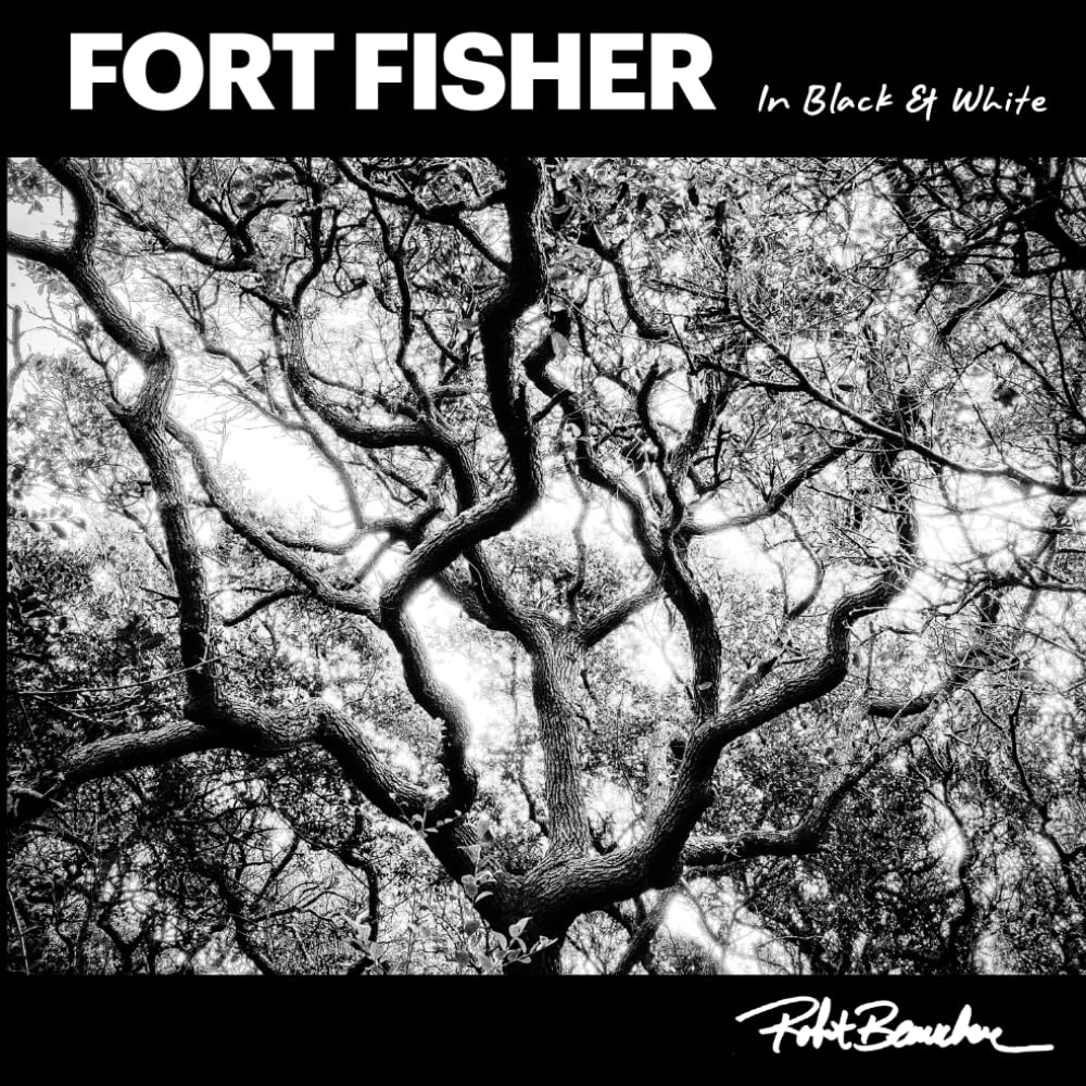 Decoration murale Fort Fisher in Black & White poster photo paysage mer minimaliste contemporain