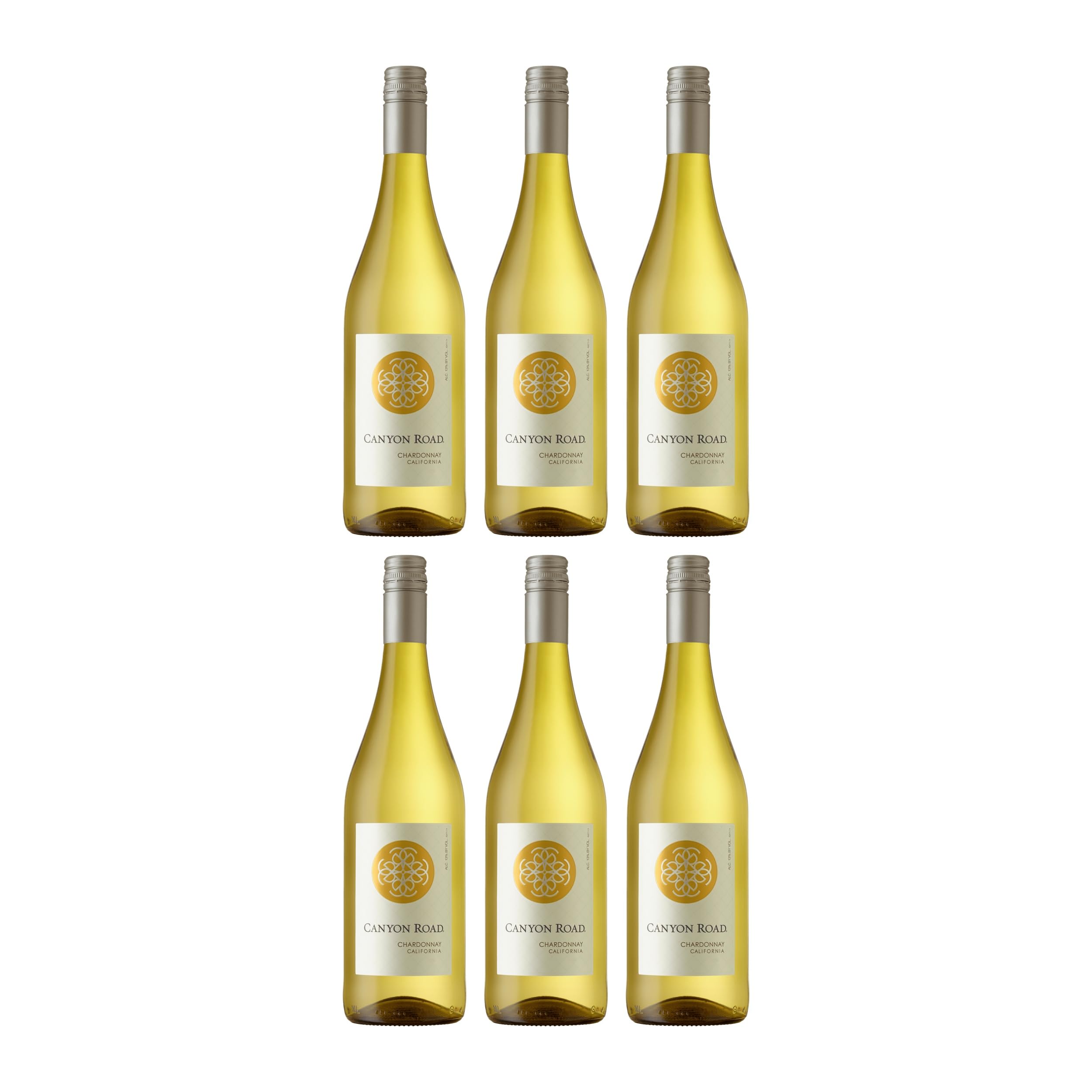 Canyon Road Winery Chardonnay Weisswein Weiss Halbtrocken Vereinigte Staaten inkl. FeinWert E-Book (6 x 0.75 l)