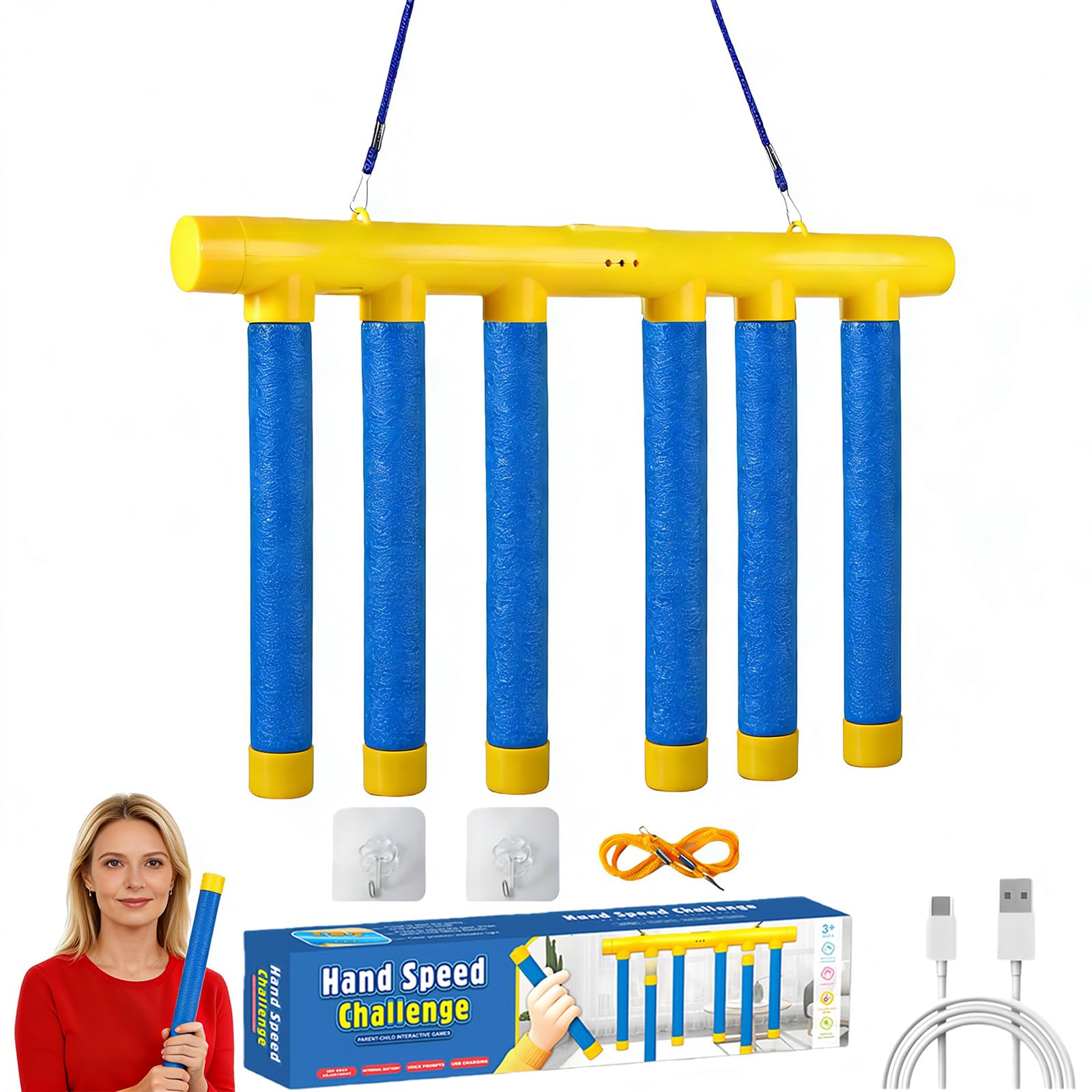 Shelprojsu Reflex Drop Sticks Challenge Game - speed and agility training | Mubboo