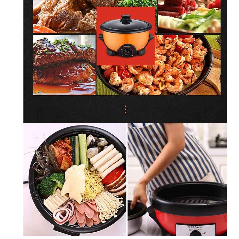 RajoNN Capacité Électrique Multi Cuiseur Hot Pot Ménage Antiadhésif Électrique Machine de Cuisson Étudiant Dortoir Hotpot Cuisinière