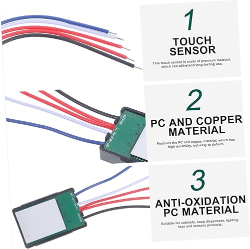 Miniatura 8 de OSALADI 2 unids espejo táctil nontendo inducción espejo lámpara control para iluminación táctil lámpara táctil luz cobre escritorio lámpara