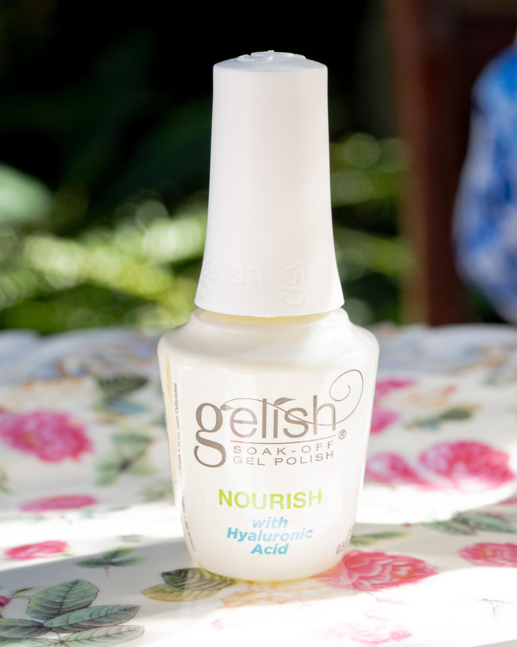 Gelish Nourish Cuticle Oil with Hyaluronic Acid – Hydrating & Strengthening Cuticle Care, Promotes Healthy Nails, Lightweight Formula, Professional Nail Treatment (9mL)