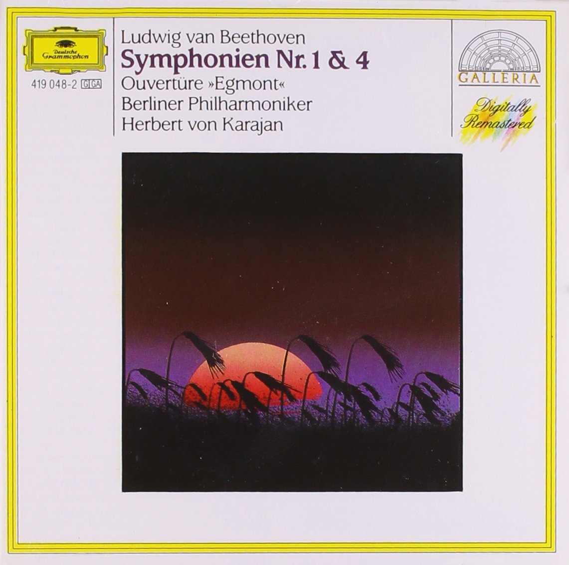 Symphonies 1 & 4 [Audio CD] Beethoven, Ludwig Van; BEETHOVEN, LUDWIG VAN and Herbert Karajan