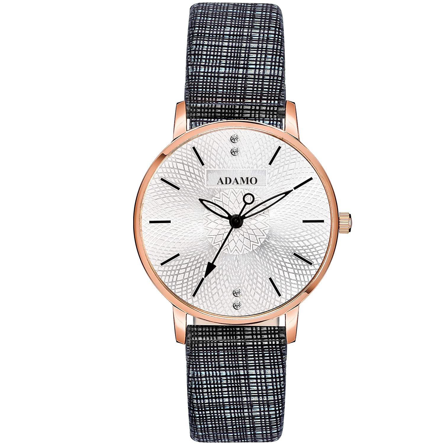ADAMO Designer White Dial Womens & Girls Watch 869KNL01 (B0B88HGMFM) Amazon Price History, Amazon Price Tracker