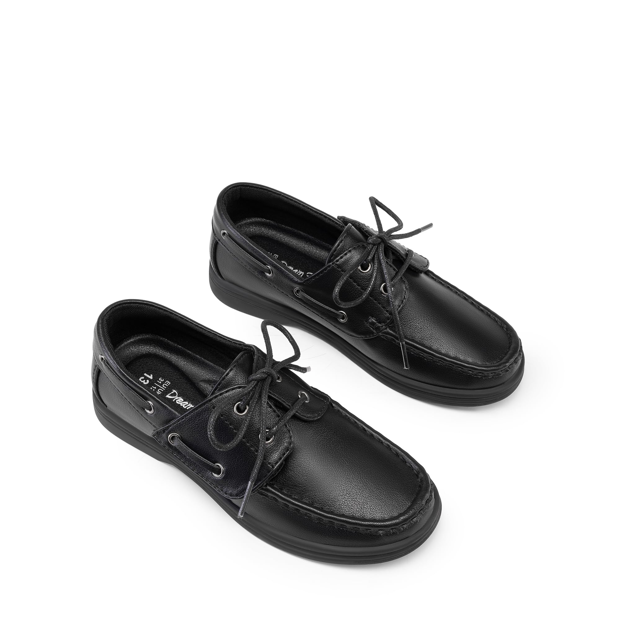 DREAM PAIRS Chłopięce buty do garnituru, buty na łódkę, buty rekreacyjne, buty szkolne (małe dziecko/dziecko szkolne) | Klasyczne mokasyny palce wygodne dzieci maluch formalna szkoła wsuwane odzież codzienna
