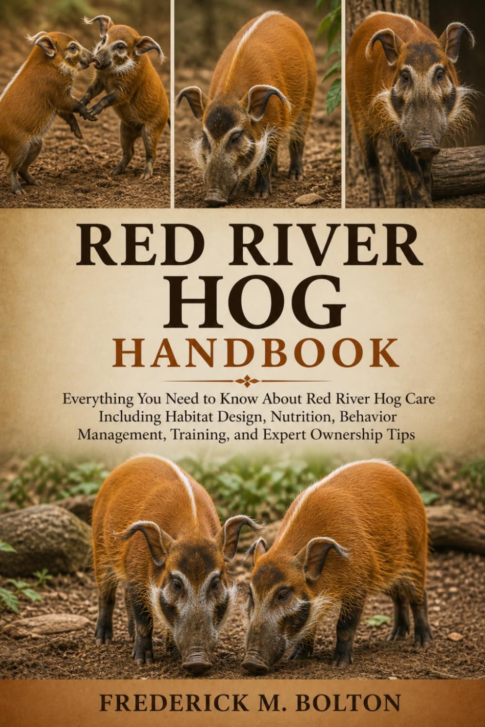 RED RIVER HOG HANDBOOK: Everything You Need to Know About Red River Hog Care Including Habitat Design, Nutrition, Behavior Management, Training, and Expert Ownership Tips