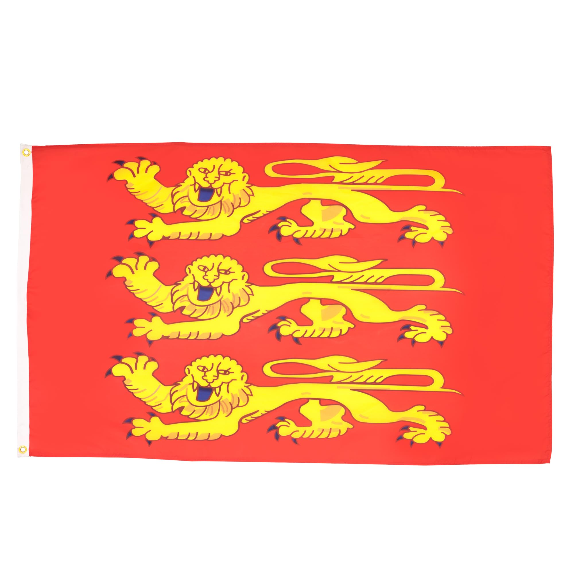AZ FLAG - Set of 2 Haute-Normandy Flags - 150 x 90 cm - 100% Polyester High Norman Flag with Integrated Metal Eyelets â image 1
