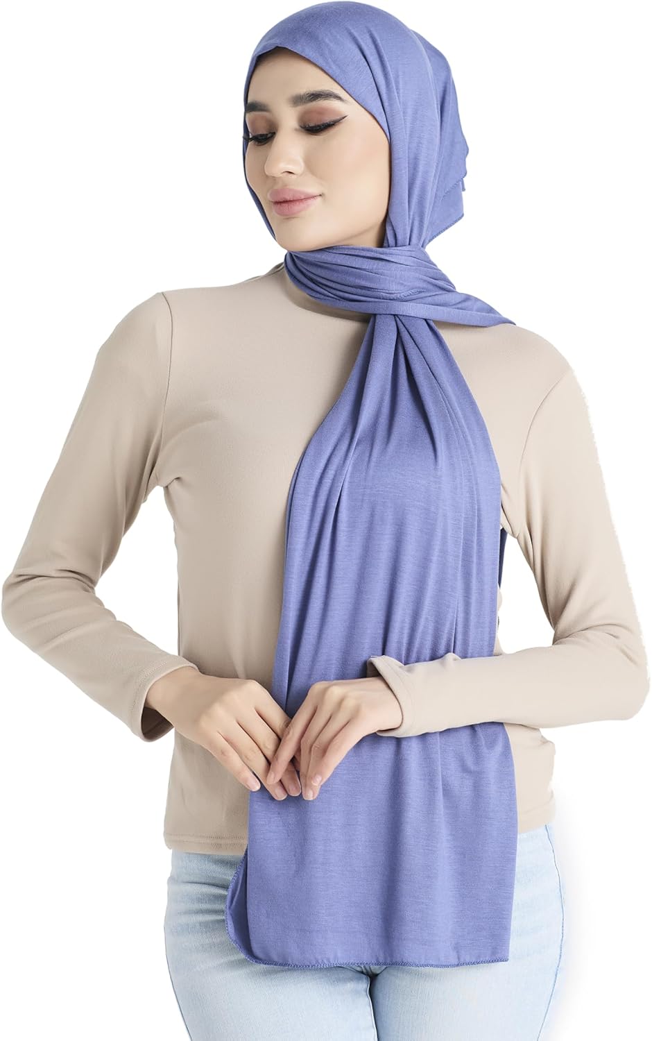 Premium Jersey Hijab Scarf for Women - Muslim Head Scarf - Image 5