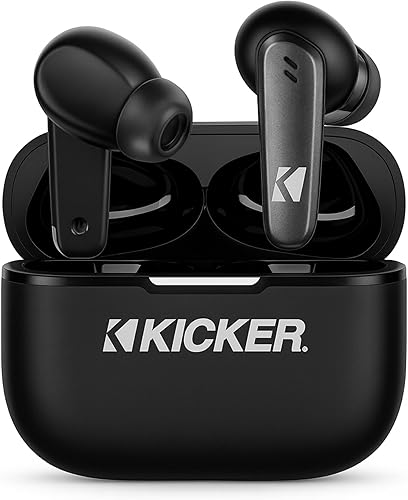 Miniatura 7 de Auriculares KICKER TWS2 Verdaderos Inalámbricos, Auriculares Bluetooth con Micrófono, Cancelación de Ruido Ambiental, Auriculares Inalámbricos para