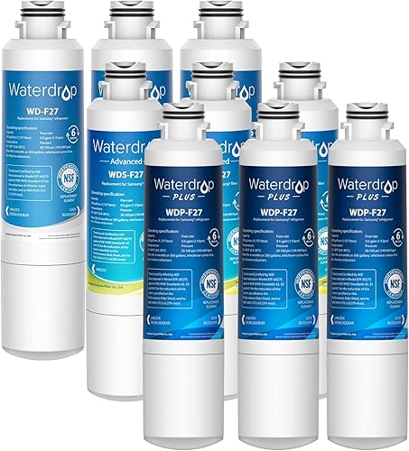 Waterdrop DA29-00020B Filtro de agua para refrigerador, repuesto para Samsung DA29-00020B, DA29-00020A, HAF-CIN/EXP, DA29-00020B-1, WDP-F27, paquete