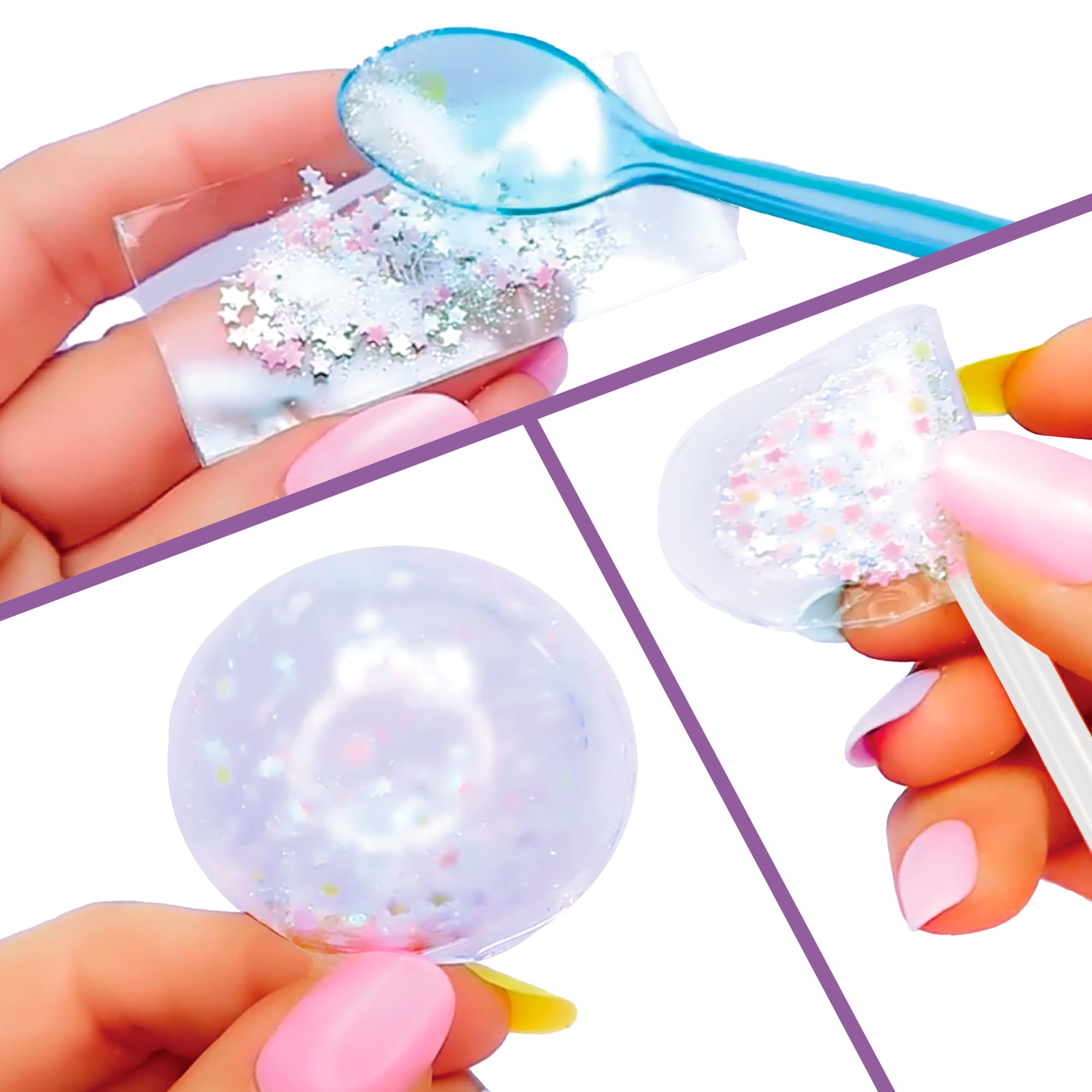 Bizak Nano Art Mix & Cinta, Kit Creativo DIY, Mezcla Texturas y Materiales, Incluye Mixers, Nano Cinta y pajitas, Set artístico para Crear diseños únicos, para niños y niñas Desde 8 años (64528123) — view 3