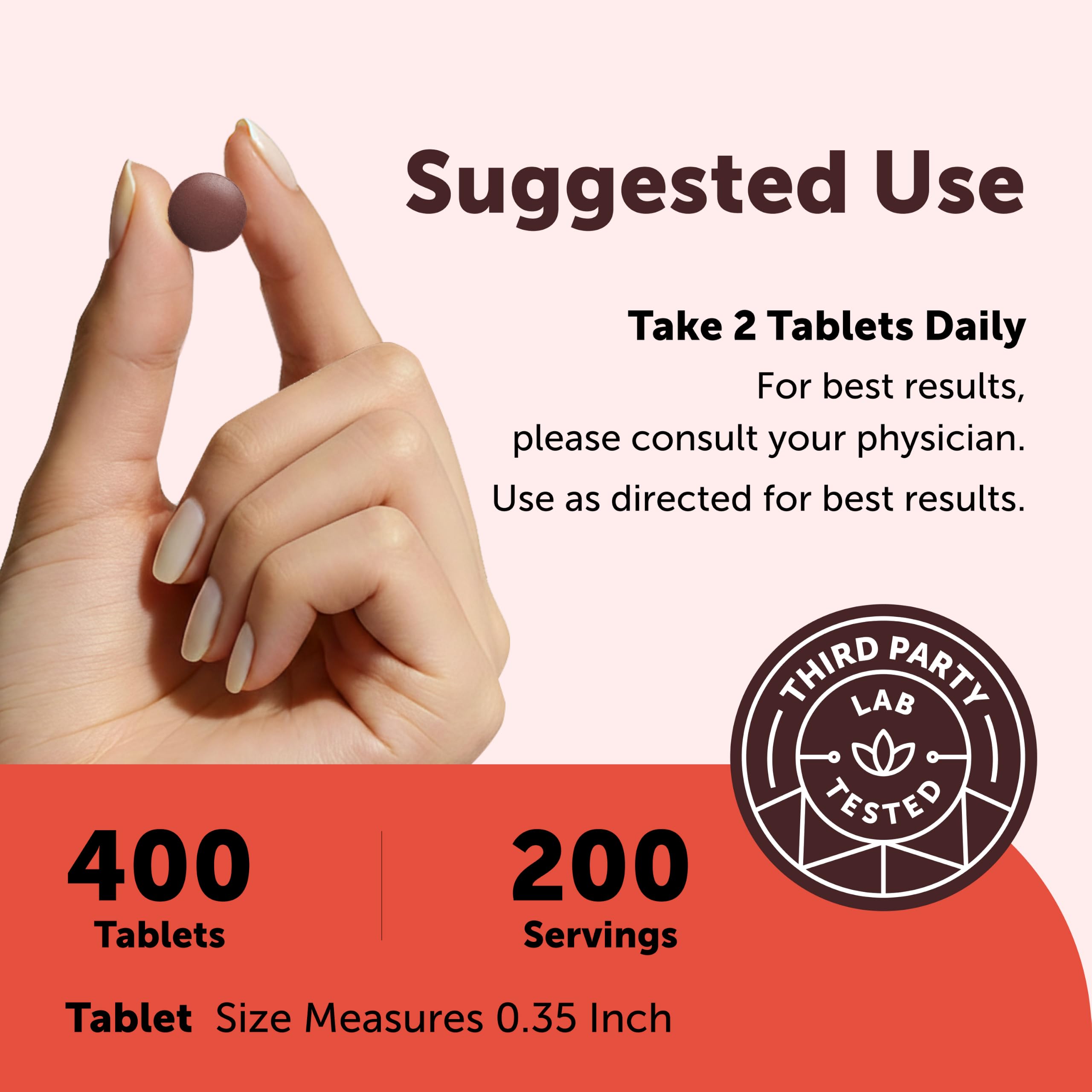 Micro Ingredients Beet Root with Grape Seed Extract & CoQ10, 400 Tablets | 200 Servings | Beet Root Supplements from Beetroot Extract | Non-GMO, Gluten Free — Amazon image 4