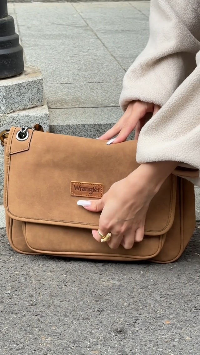 Bolso de hombro Wrangler para mujer con correa de cadena miniatura 7